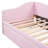 Twin Size Upholstered L-Shaped Upholstered Daybed With Pop Up Trundle-1252782231