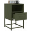 Andrietta 36cm W Steel Bedside Table-1838851241-1828944311