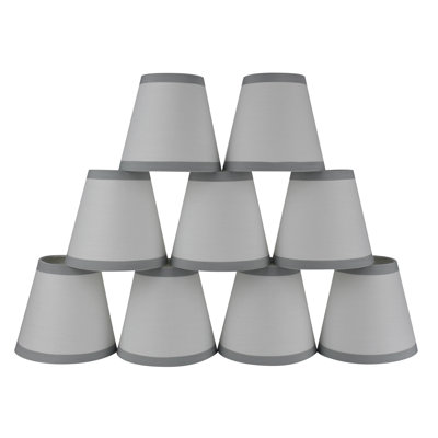 4.5'' H Cotton Empire Candelabra Shade