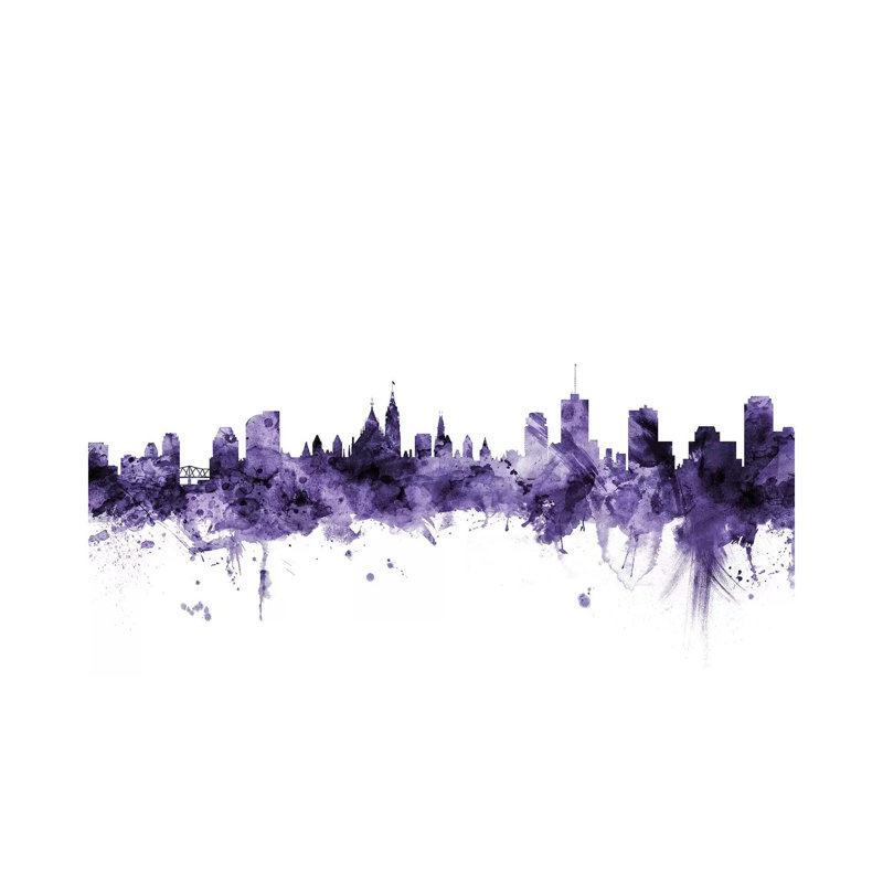 Ottawa, Canada Skyline by Michael Tompsett - 1 Piece Wrapped Canvas Wall Art, 101.6 cm H x 66.04 cm W x 1.91 cm D