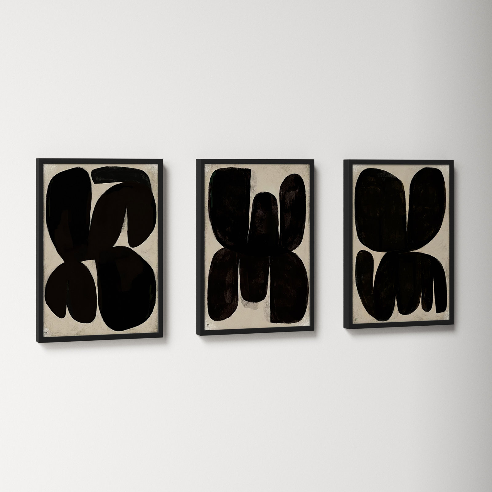 Night Butterfly by StudioM, Black, 20" H x 14" W x 1.25" D