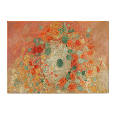 Nasturtiums by Odilon Redon Chopping Board