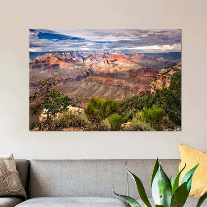 «Canyon View VI», reproduction de photo sur toile tendue, H 12 po x l 18 po x P 1,5 po, Toile tendue, Pas de tapis