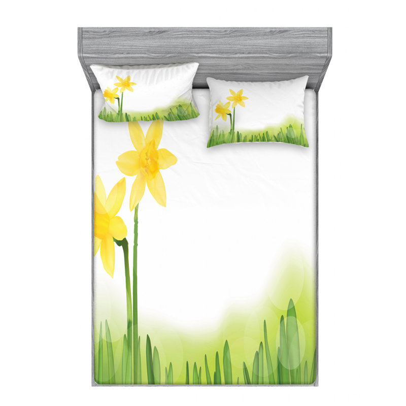 Microfiber Sheet Set, Full Sheet Set with Fitted Sheet