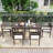 7 Pieces Acacia Wood Outdoor Dining Set With Cushions-1626959962