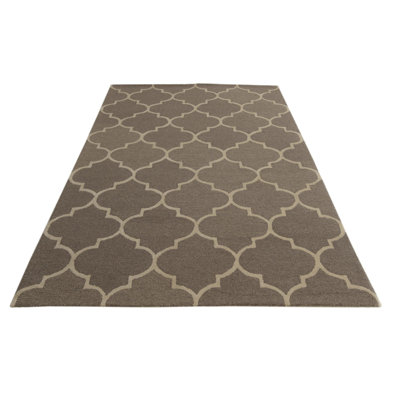 Tapis gris 5 x 8 Powley