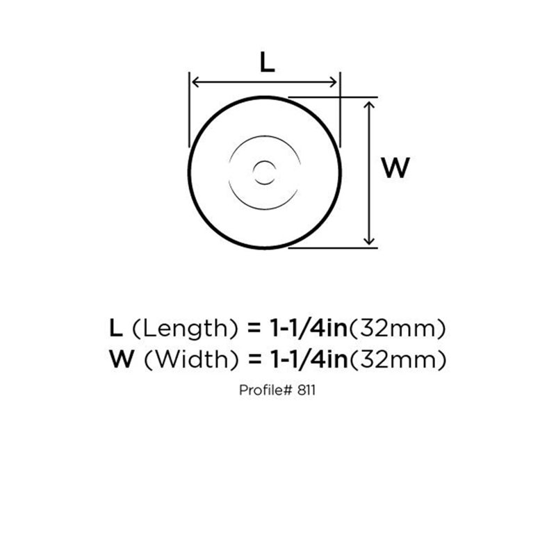 Unfinished Beige Round Wood Knob with Mounting Hardware