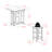 2 - Person Trestle Dining Set-1654009561