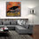 «Raven» par Erin Clark, art mural en verre acrylique