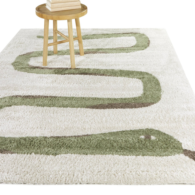 Serpieri Rectangle Recycled P.E.T Rug, Rectangle 4'4" x 6'