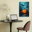 Citrouille d'Halloween, art contemporain de chauve-souris-129144258