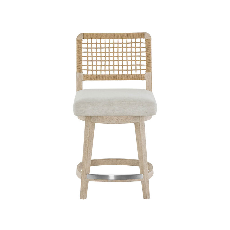 Tabouret de comptoir pivotant Dockside, Tanné