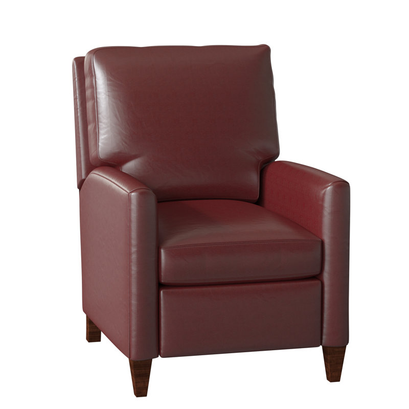 Charlotte Recliner, Manual, Mahogany, Outsider Raven Genuine Leather