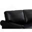 Causeuse de salon en similicuir noir-559713802