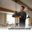 Lacluta 1 - Light Black Dome Pendant