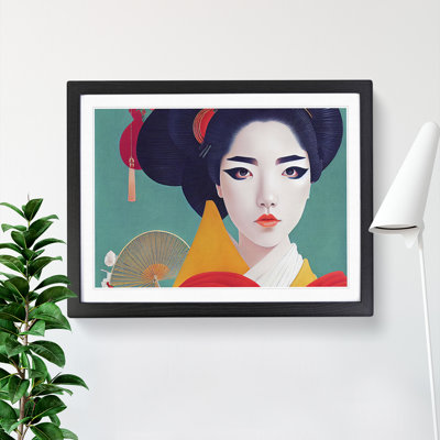 Harmonious Geisha - Single Picture Frame Print