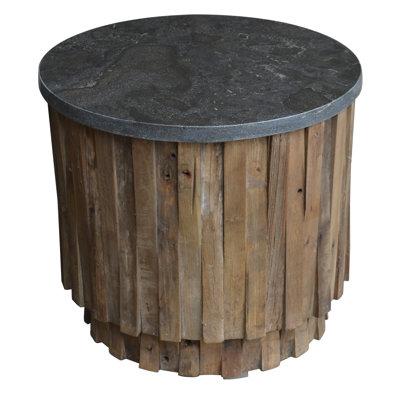 Snyder Stone Top End Table