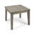 Bops Outdoor Square Side Table, 20 Inch Gray Weather-Resistant Wood-121489540