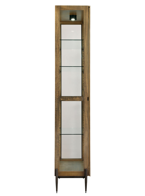Ansel Lighted Curio Cabinet