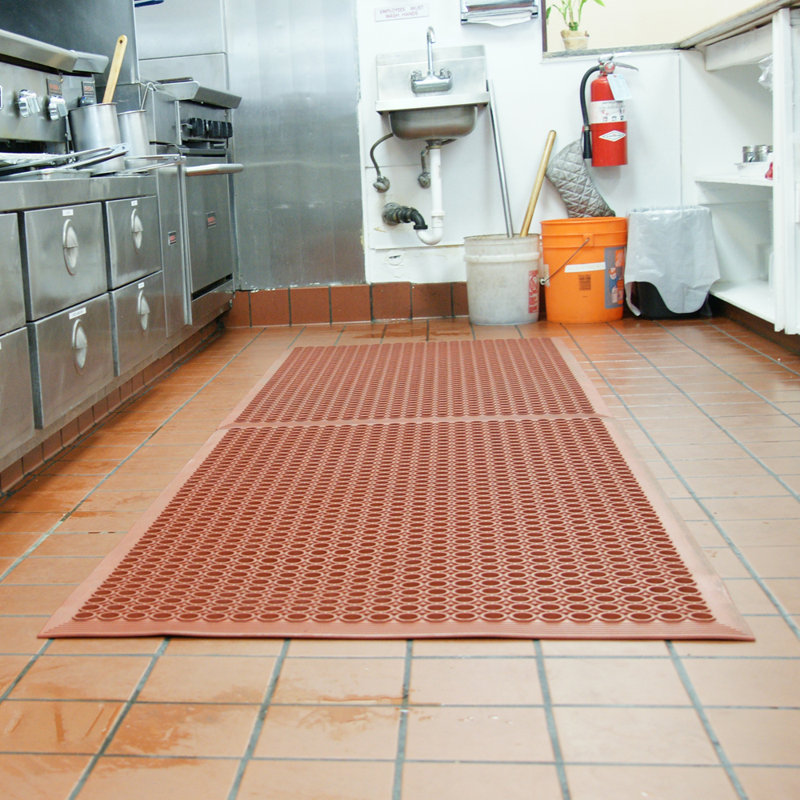 Tapis de cuisine, Rouge