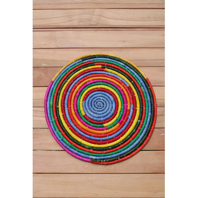 Annastazia Jute No Pattern Round Placemat
