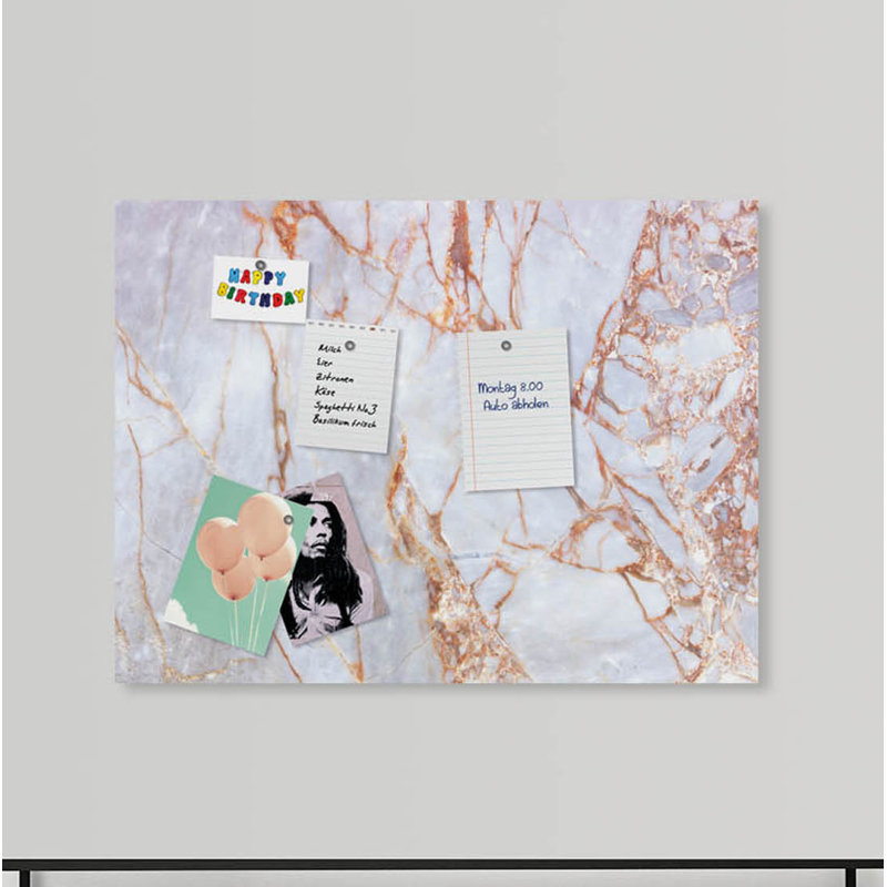 Magnetic Glass Photo Memo Board