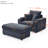 Abegale Upholstered Chair with Ottoman, Plush Chair Chaise Lounge Chair with Pillows-1154306409