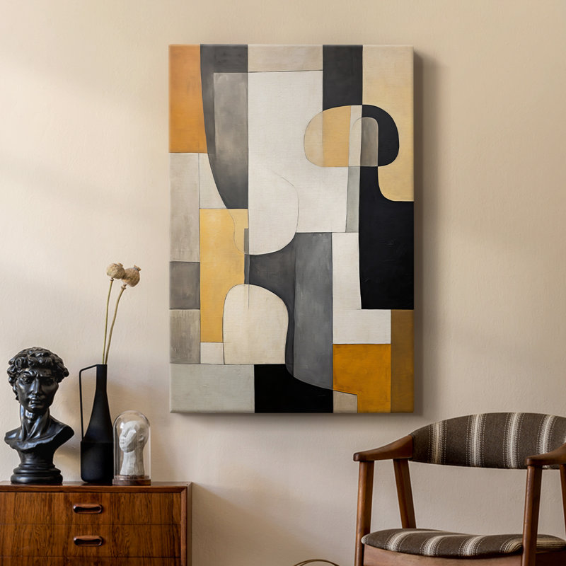 ABSTRACT Series CDXCVI - Cavas de galerie sur mesure, H 12 po x l 8 po