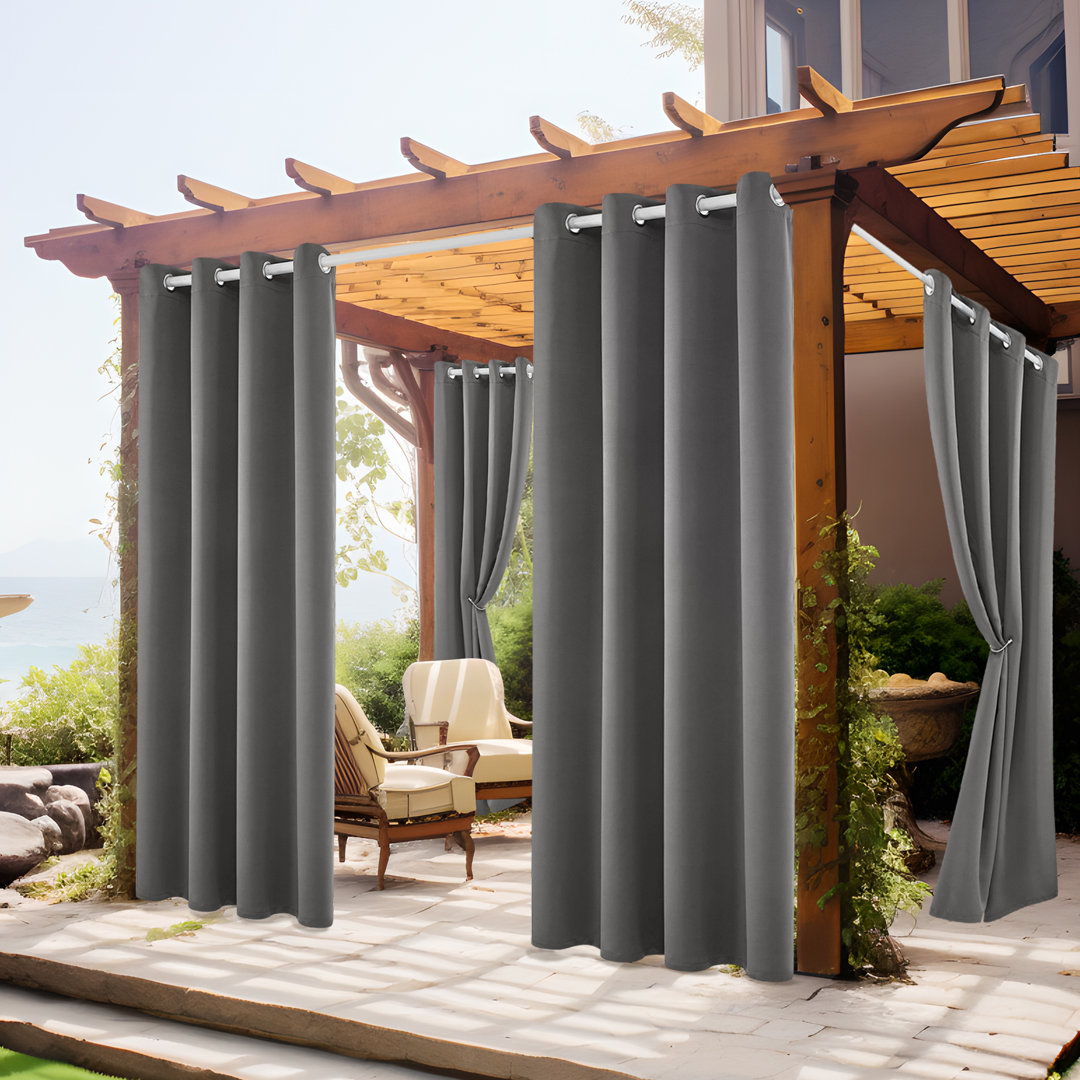 Areisy Polyester Room Darkening Curtain Pair Mercer41 Curtain 