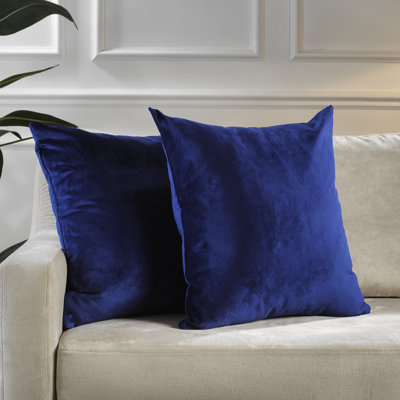 Housses de coussin rectangulaires en velours mat