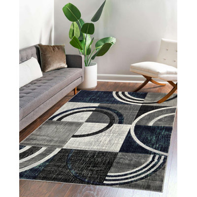 Jinayah Abstract Indoor Rug
