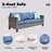 Dzion 5 - Person Patio Conversation Set with Cushions-231096013-231096014