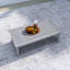 Table de rangement en aluminium à 2 niveaux