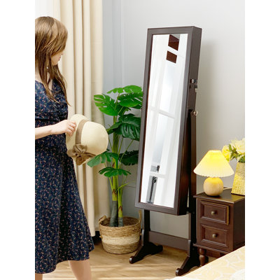 Armoire à bijoux avec miroir Dharmendr