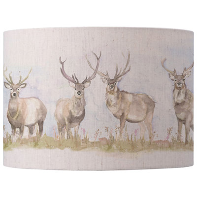 Moorland Stag Cotton in Cream