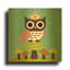 «Princess Owl» par Nancy Lee, art mural en métal doré, 24 po x 24 po-133965144