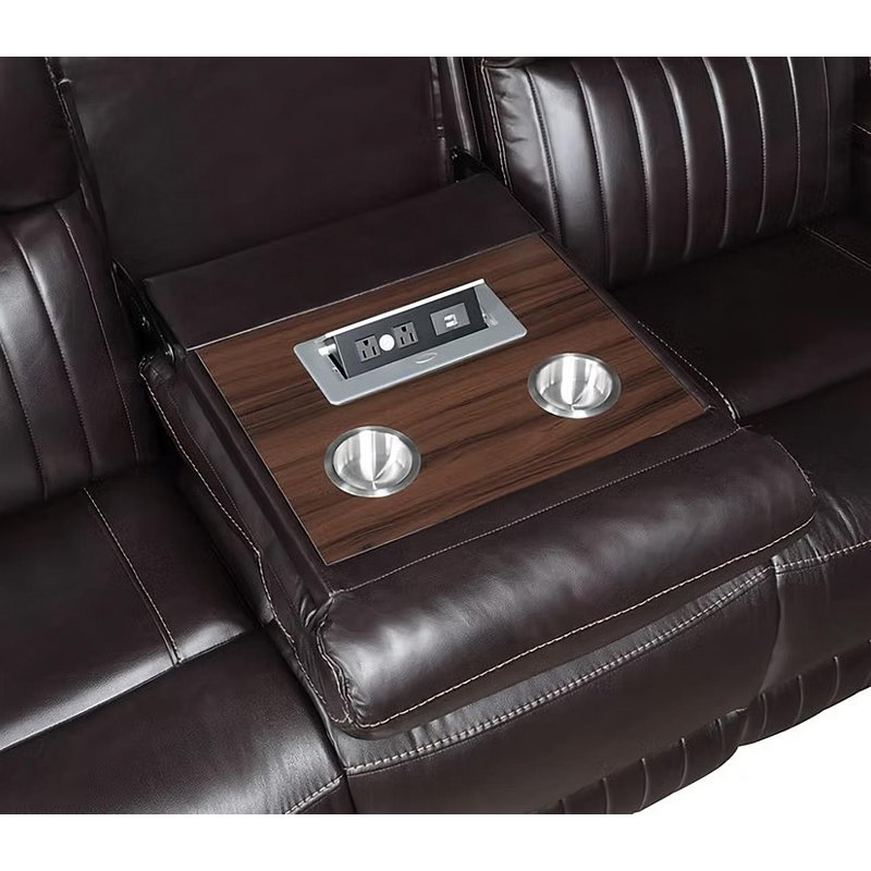Ithan 2 - Piece Brown Reclining  Set, Brown