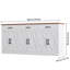 Armoire buffet de style campagnard Bedie