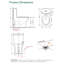 Toilette allongée une pièce à double chasse Yingze, gris mat, toilette à économie d'eau 1,1 / 1,6 GPF (moyenne 1,28 GPF) avec siège à fermeture rapide, hauteur standard 16,5 po, système de chasse à double cyclone-131501119