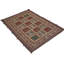 Paska Patchwork Area Rug in Beige