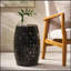 Table d'appoint de patio résistante aux intempéries de 12 po LILAC, parfaite pour la détente et la décoration extérieures-1414681361