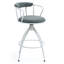 Ensemble de tabourets de bar 26 po à hauteur de comptoir pivotant de 26 po avec structure en métal et chaises de bar de style industriel moderne pour îlot de cuisine-599902596