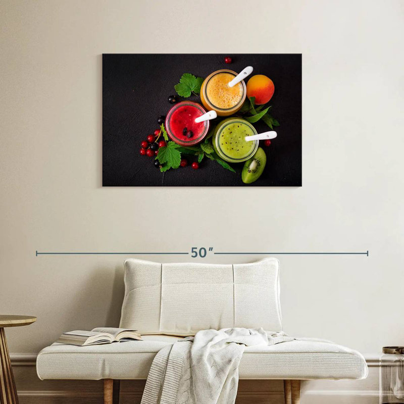Yarlin Assorted Fruit Smoothies, 24" H x 36" W