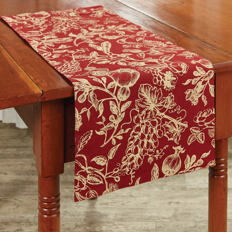 Jivin Rectangular Floral Table Runner