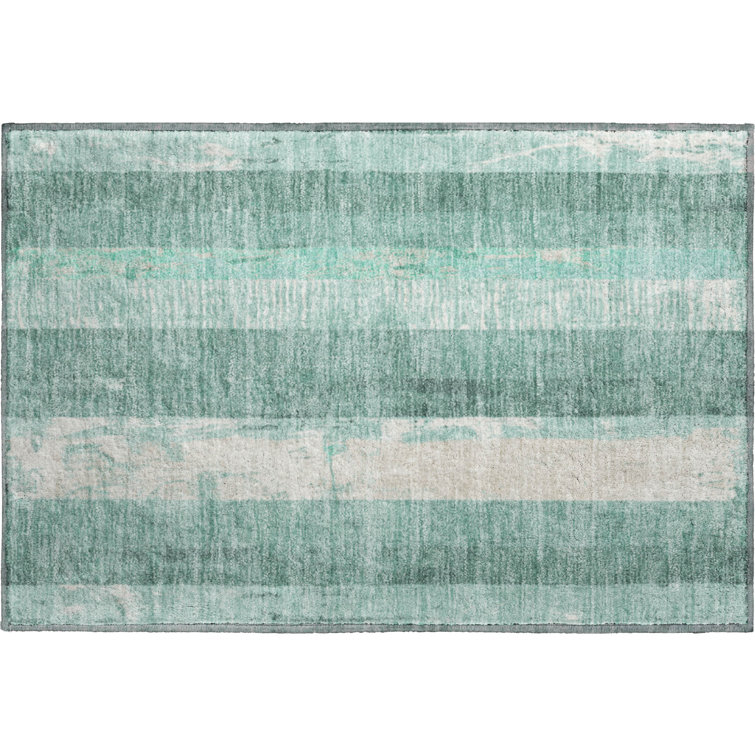 Premium Machine Washable Mehara AMF1689 Stripes Rug