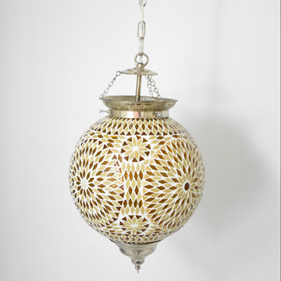 Charron 1 - Light Gold Sphere Pendant