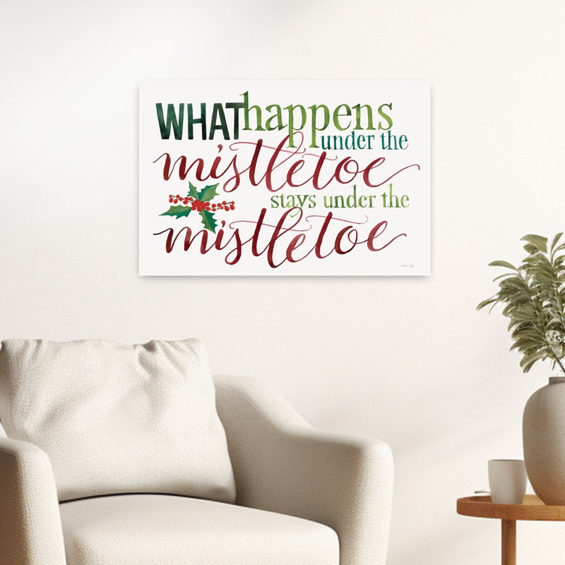 Under The Mistletoe, art contemporain abstrait, H 24 po x l 16 po