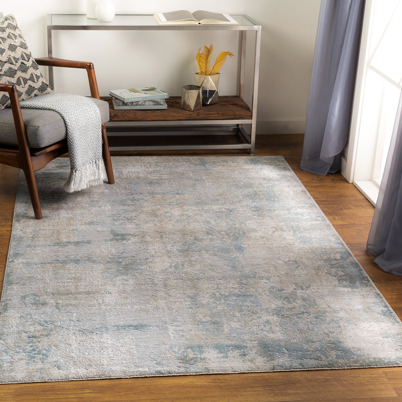Brunswick-Abstract Abstract Fringed Rug, Rectangle 152 x 225cm