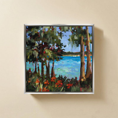 Sur le lac II par Jane Slivka - Impression sur toile
