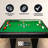 4.5' Bumper Pool Table with Accessories